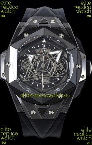 Hublot Big Bang UNICO Sang Bleu II Black Ceramic 1:1 Mirror Quality Swiss Replica Watch 