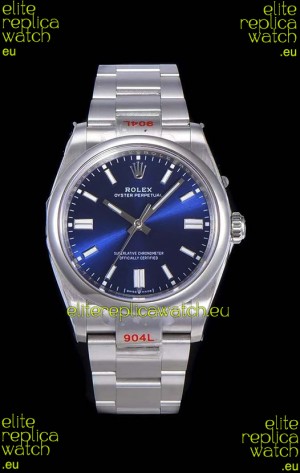 Rolex Oyster Perpetual REF#124300 41MM Cal.3230 Movement Swiss Replica Dark Blue Dial 904L Steel 1:1 Mirror Replica Watch