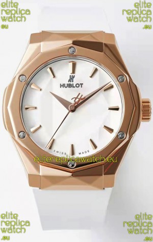 Hublot Classic Fusion Orlinski King Gold 40MM Edition White Dial Swiss Replica Watch